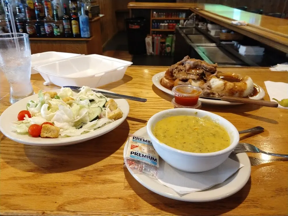 Open Faced Roast Beef Dinner