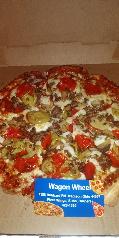 Pepperoni Sausage and Banana Pepper Pizza